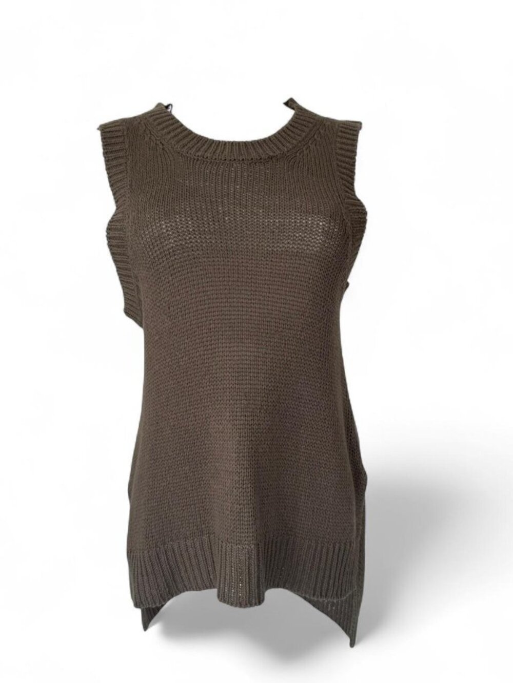 H&M - Olive Green Sweater Vest - XS